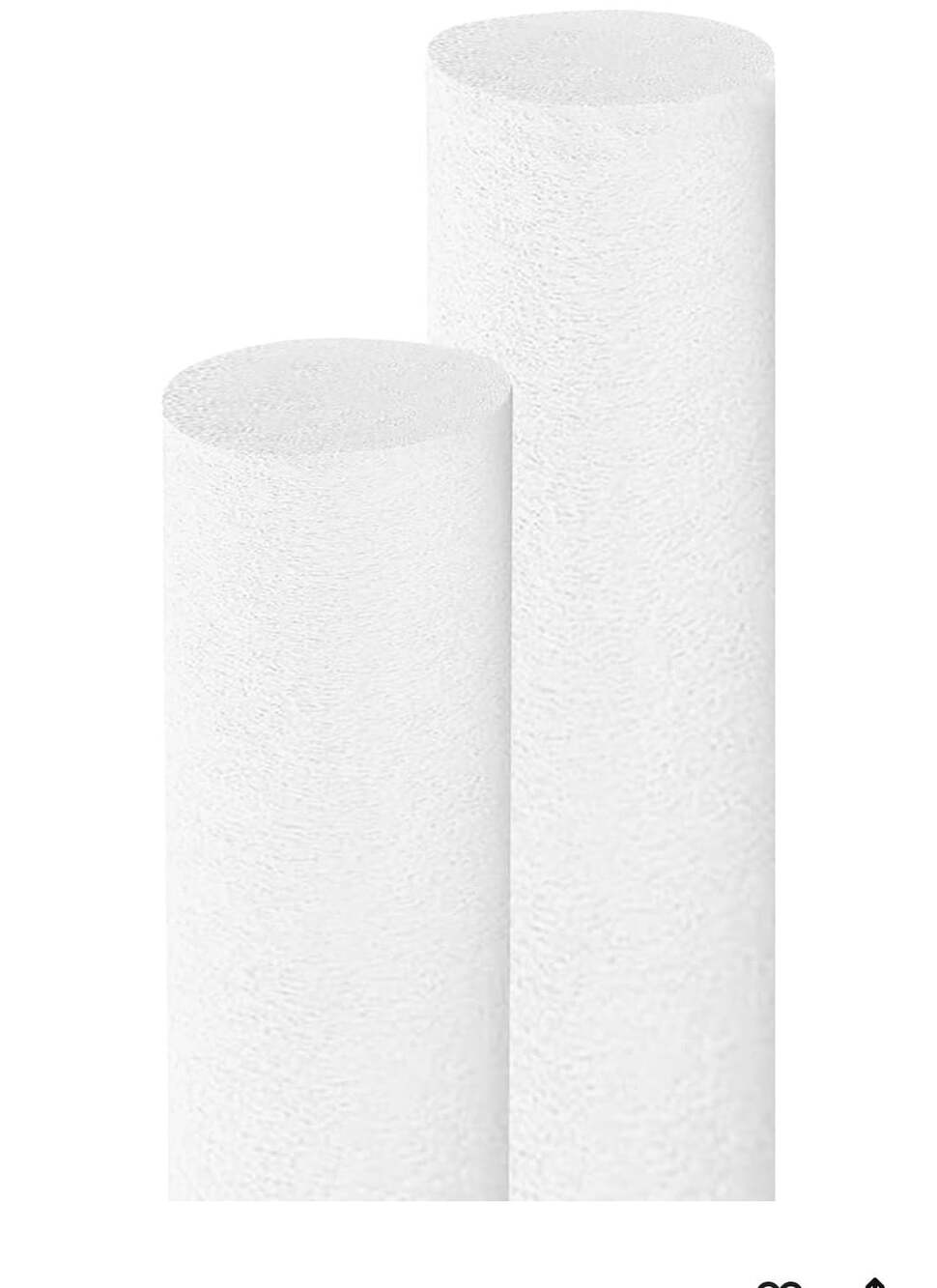 Floating Pool Noodles Foam Tube 52 Inches White